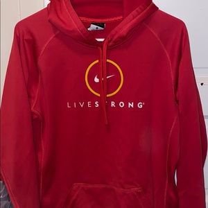 Nike live strong women’s thermafit sweatshirt